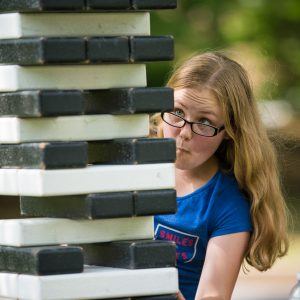Large yard games are a big draw to Thursday Night Out events