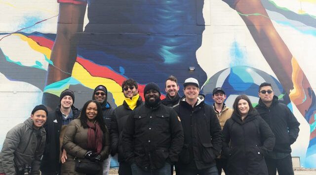 Mural at Roosevelt Collections